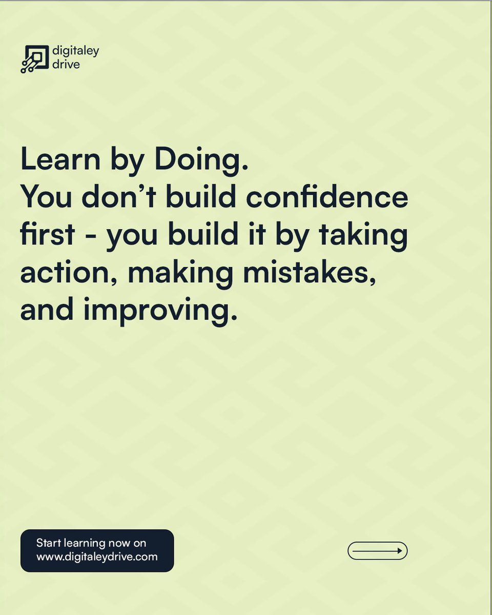 Digitaleydrive's tweet photo. Every expert was once a beginner. 

The hardest part isn’t being perfect - it’s taking the first step. Start where you are, stay consistent, and watch your growth unfold.

What’s one thing you’ve been waiting to start?

#ThePowerOfStarting #StartToday #TechJourney #TechCareer https://t.co/RjfRxNBSjM