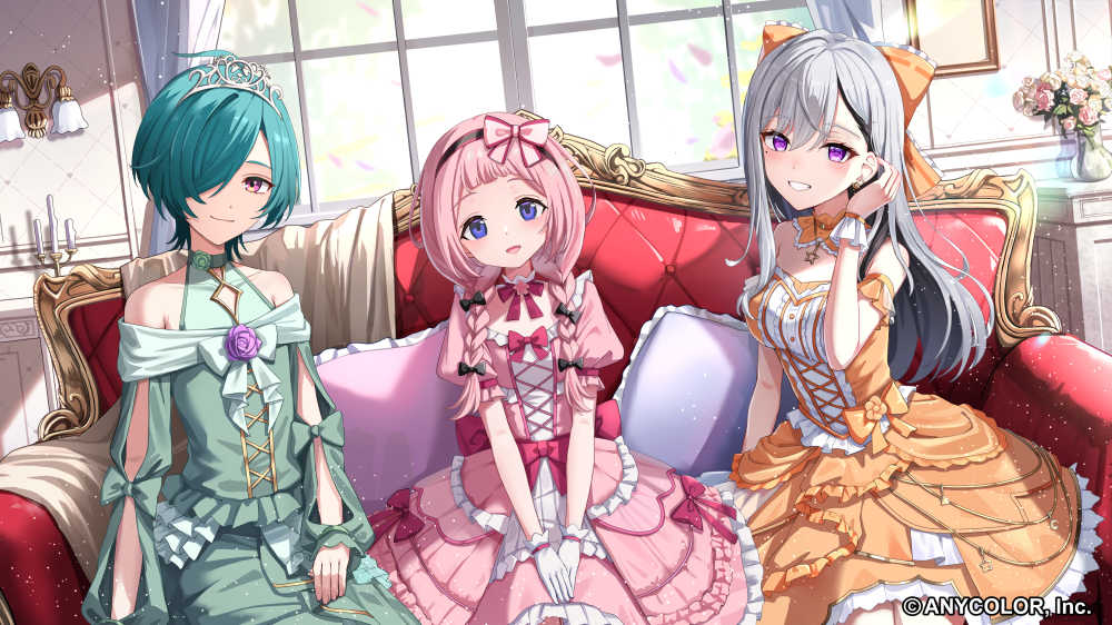 kongou108's tweet photo. 【お仕事】

七次元生徒会！
ゆめみるプリマドンナ Cover / 樋口楓×仙河緑×周央サンゴ

イラスト担当させていただきました！！
とってもかわいいMVになってますので是非！！ https://t.co/CqIPZDLe1T