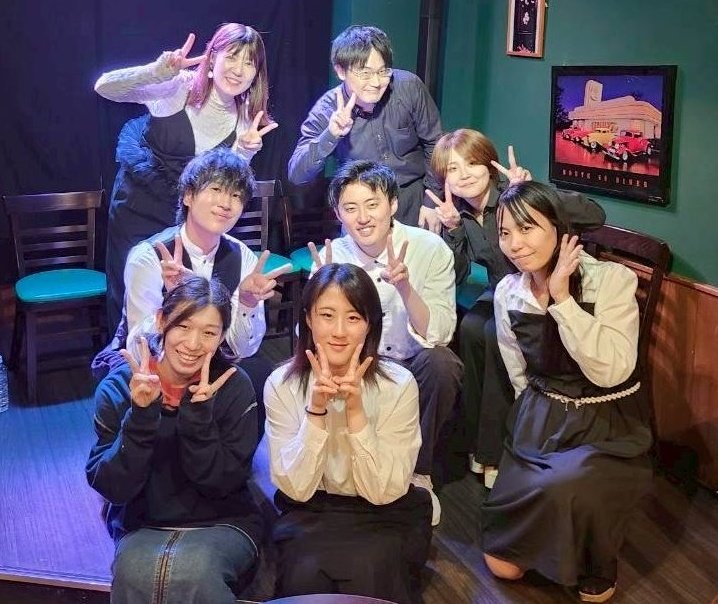 Scientificchild's tweet photo. 朗読劇
「June IMJ Reading」
無事に千秋楽が終了しました！

ご来場下さった方々
配信でご覧頂いた方々
本当にありがとうございます！

クールな女の子、雫と
ビッチな真鍋

真逆のキャラができて
とても楽しかったです✨

演出、脚本、座組の
全てに恵まれた公演でした！

またどこかで！

#IMJ https://t.co/0lMuMn0cjU