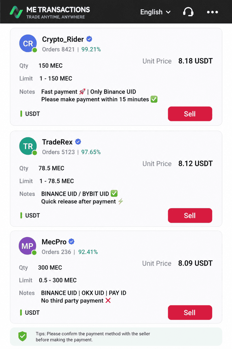 CryptOgeMlanD's tweet photo. 🚀 Get 1 MEC Instantly – Worth $8.15 USDT! 📷 📷 How to Claim Reward:  Download the app. https://t.co/2dyfVRqw3b Code: kmy9pfqv Create your wallet and  Complete KYC and ME ID Advanced Certification. Instantly receive 1 MEC (Worth $8.15 USDT)&amp; Sell it. https://t.co/c7cb73zrne