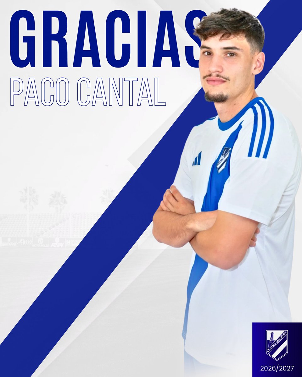futbolbaserecre's tweet photo. Paco Cantal dejará de formar parte de la plantilla del Atlético Onubense.

Le agradecemos su esfuerzo en esta temporada con el club, y le deseamos la mejor de las suertes en el futuro.

#AtleticoOnubense https://t.co/FzKNTqvpPz
