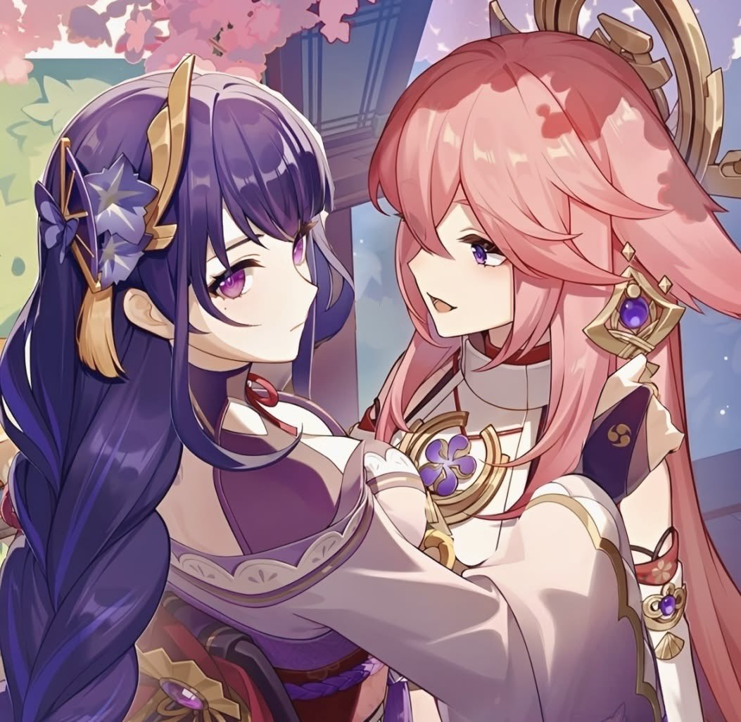 Nookems's tweet photo. some of the most iconic genshin yuri imo https://t.co/APZg0ZFywz