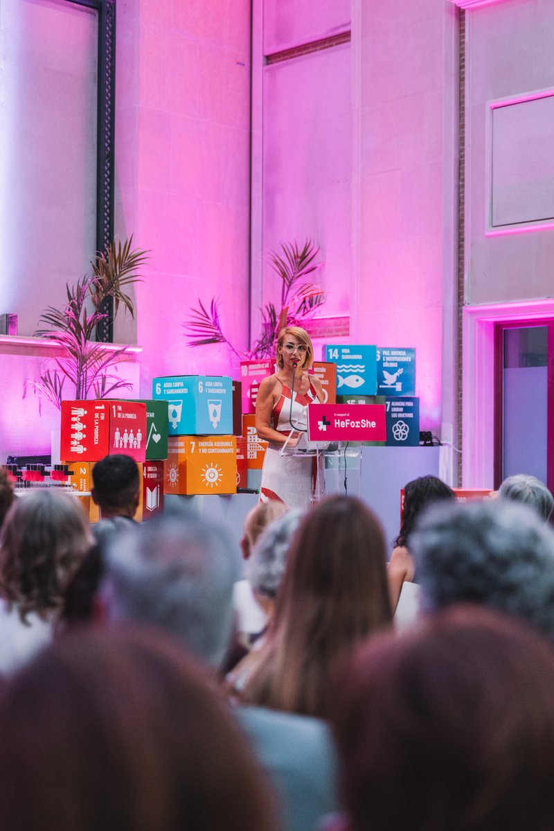 HeForShe's tweet photo. This month, HeForShe Spain officially launched their HeForShe National Chapter with an inspiring Gala in Madrid, bringing together leaders from government, business, culture and civil society to reaffirm that gender equality is a shared responsibility. https://t.co/5F4ZdXPdC4