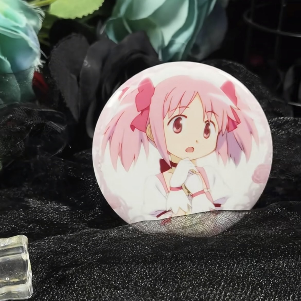 まどマギ 中国 ハート缶バッジ 漫玩社 魔法少女まどかマギカ 中国限定 場面写75mm缶バッジ 明日販売