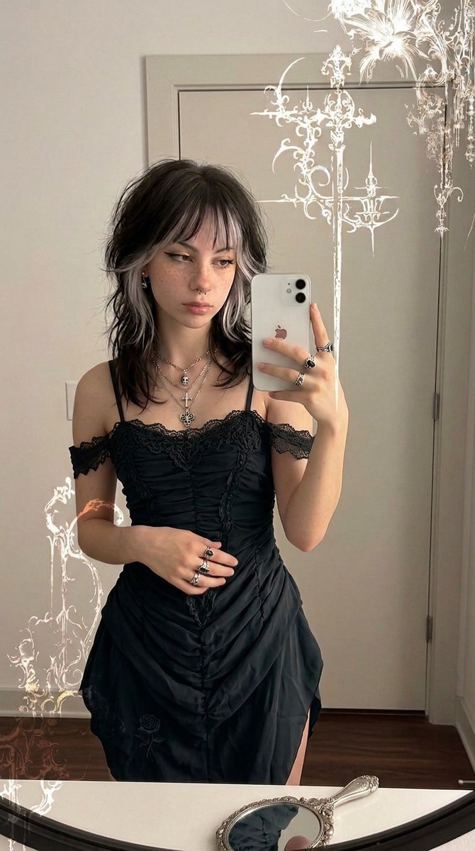 Thomasport0's tweet photo. How about trying to wear my prom dress one more time? #altgirl #animegirl https://t.co/YR4T3g9Dyk