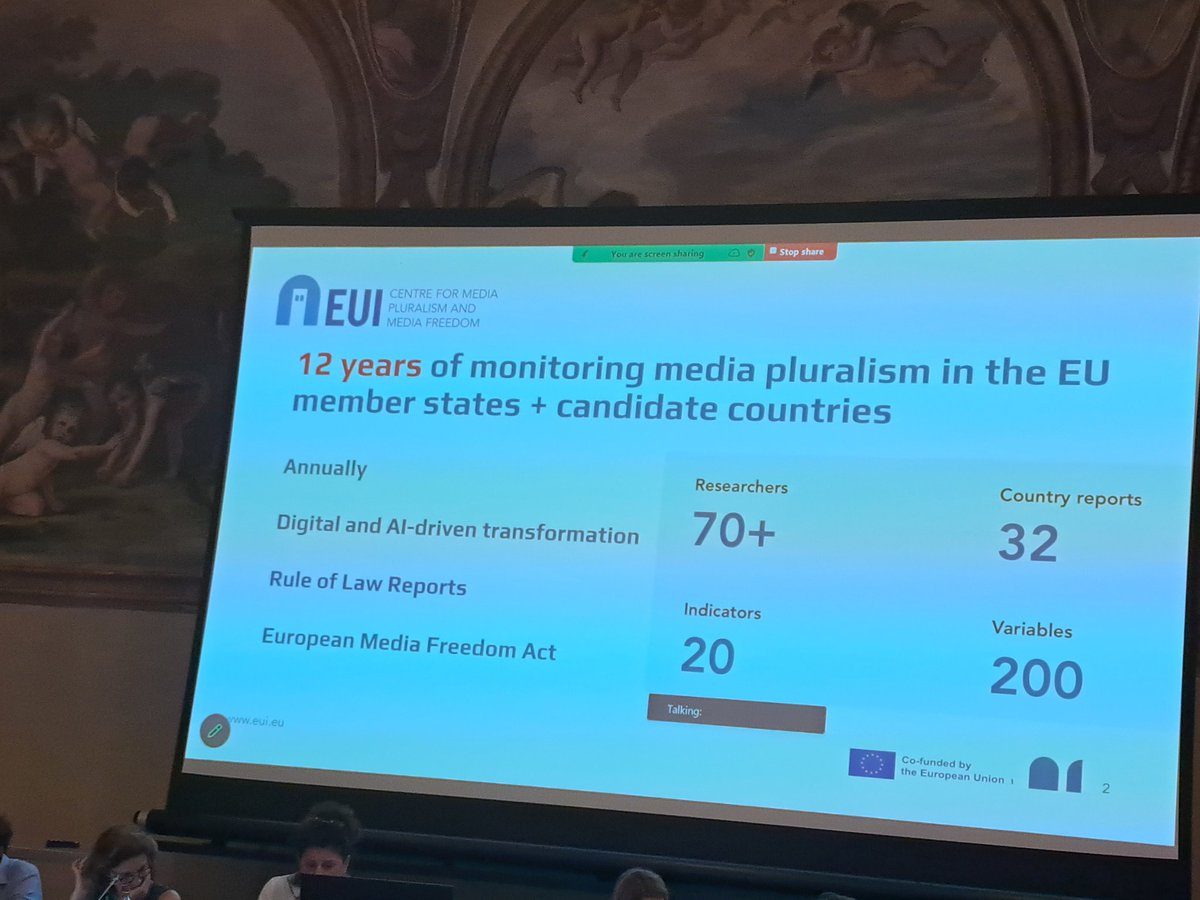 chChr11's tweet photo. #ΠαρατηρητήςΠολυφωνίαΣταΜΜΕ
#MediaPluralismMonitor
MPM2026
70 ερευνητές
Εκθεσεις για 32 χώρες
20 δείκτες
200 ερωτήσεις 
για διερεύνηση πολυφωνίας στα #ΜΜΕ
#CMPF #EUI #Florence https://t.co/yf8LFFThsk