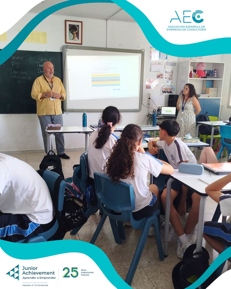 JASPAIN's tweet photo. 💻 @inetum_es ha llevado el Big Data y el buen uso de las redes sociales al aula gracias a una sesión del #ProyectoAEC junto a @aecspain.

Gracias Inetum por acercar las carreras #STEM al aula e inspirar un uso más consciente de la tecnología.🙌 https://t.co/WOn1XFrhny