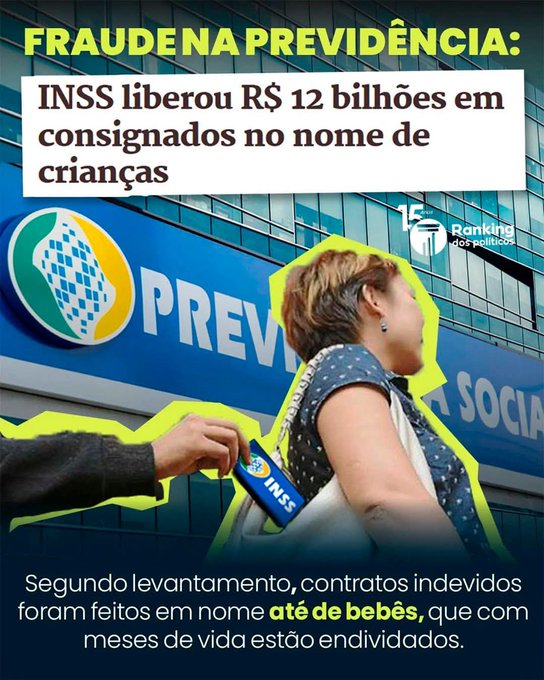 BrazilenDireita's tweet photo. Viu?
R$ 12 bilhões em consignados liberados em nome de crianças e bebês? 
Esse foi só uma parte do escândalo do INSS?

Porque será? heim?
A CPMI do INSS terminou em março sem relatório aprovado.
A base do governo Lula derrubou, por 19 votos a 12. https://t.co/3L2WfElRDc