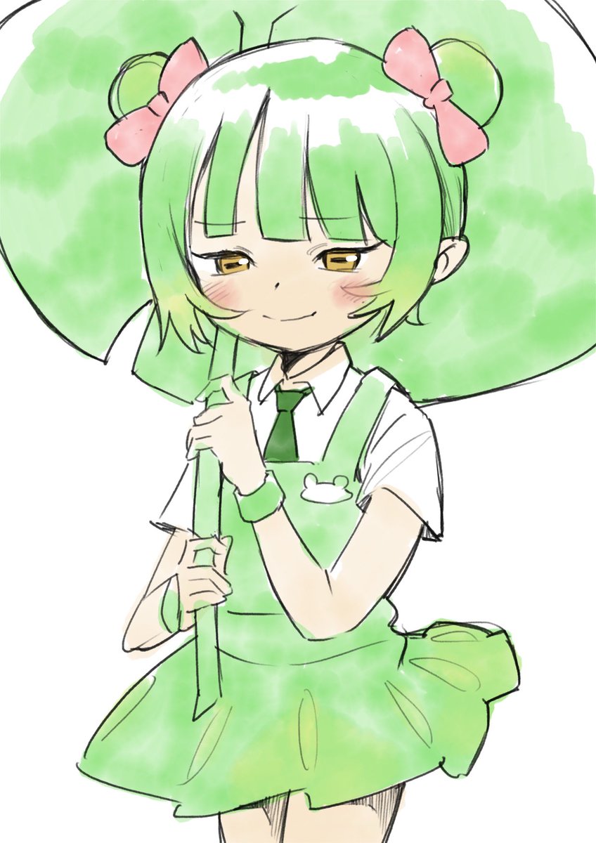 RT @madeleine_9472: カエルちゃん #なかの絵