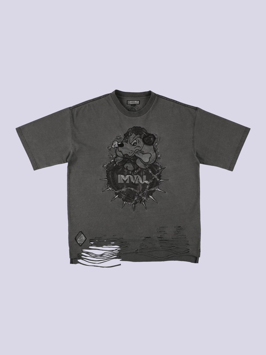 QOOZA_JP's tweet photo. 🩶IMVAL×GALFY🩶
Doll Dog Damaged TEE https://t.co/N6HwjhIec3