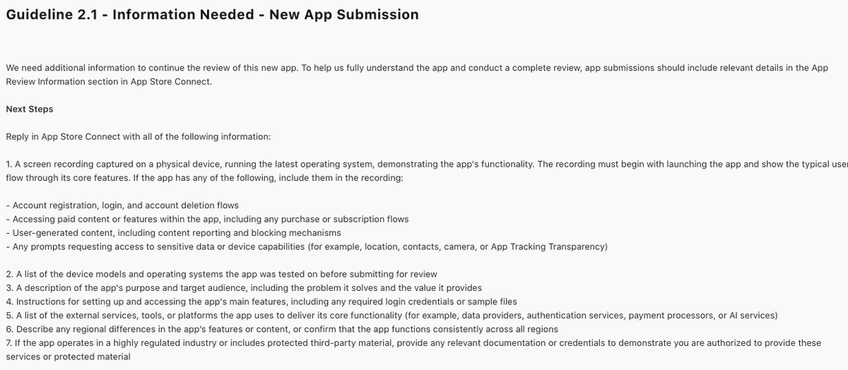 ibrahimdemir792's tweet photo. Apple Reviewers now:
Use the app to review ❌
Watch the screen recording to review✅ https://t.co/1wIkWXqIA3