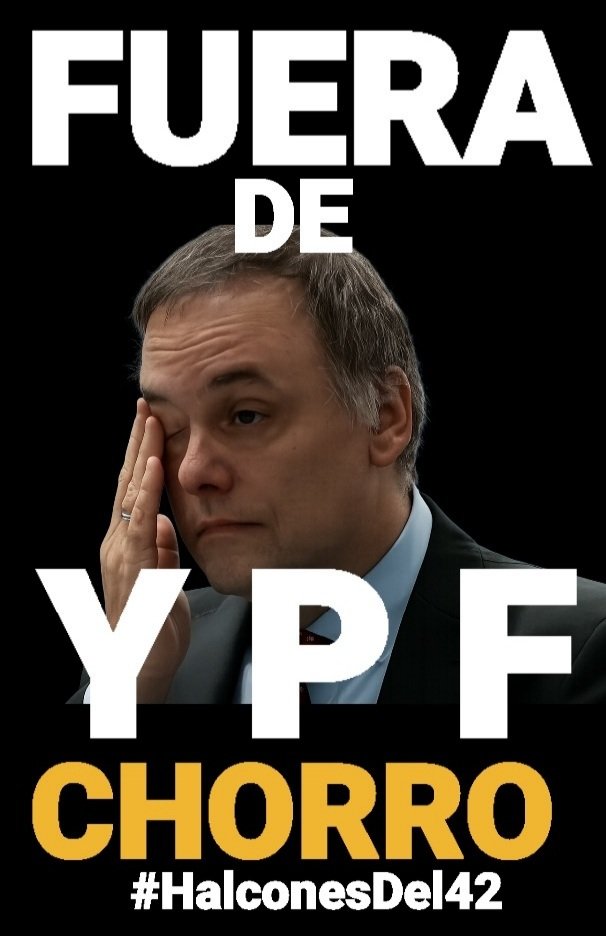 juan_alaloca's tweet photo. Supongo que tb está AFUERA de YPF..
NOOOO?? https://t.co/FStjQCdZqQ