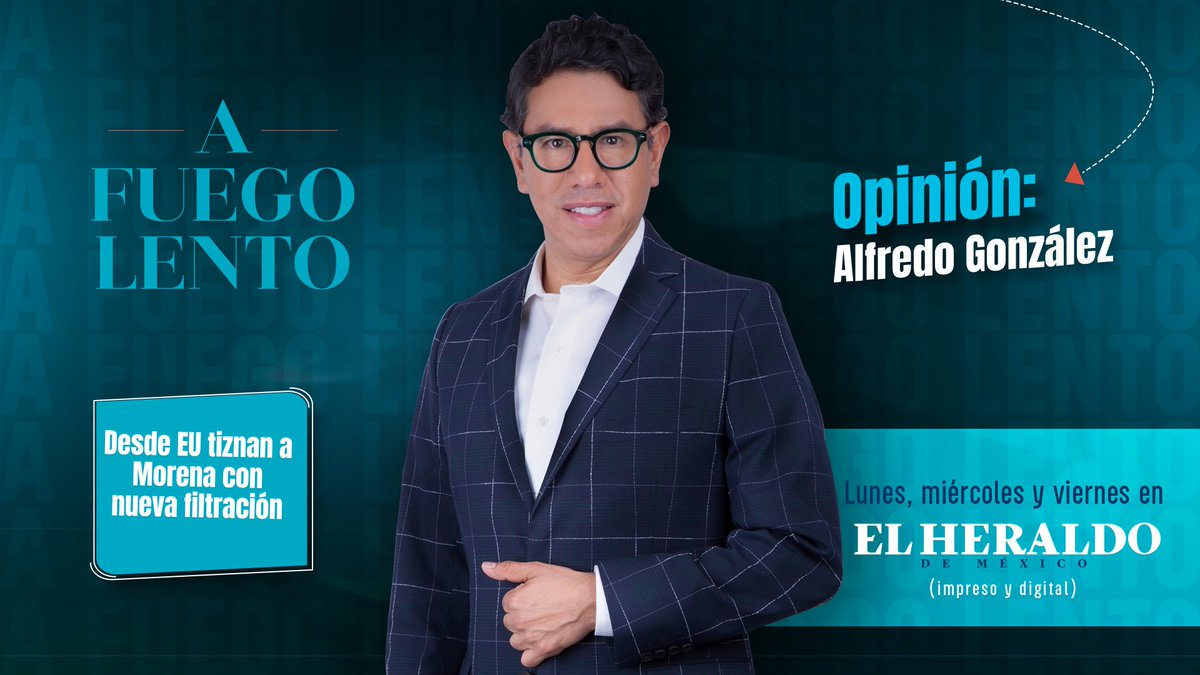 heraldodemexico's tweet photo. #OpinionesCompletas | Desde EU tiznan a Morena con nueva filtración

A veces una noticia no necesita ser verdad para hacer daño. Basta con que se publique y quede flotando. Eso es exactamente lo que le ocurrió a Morena, justo cuando arranca su proceso para elegir candidatos a 17 gubernaturas

Escribe @alfredolez ➡️ https://t.co/bDxPRK6FVP