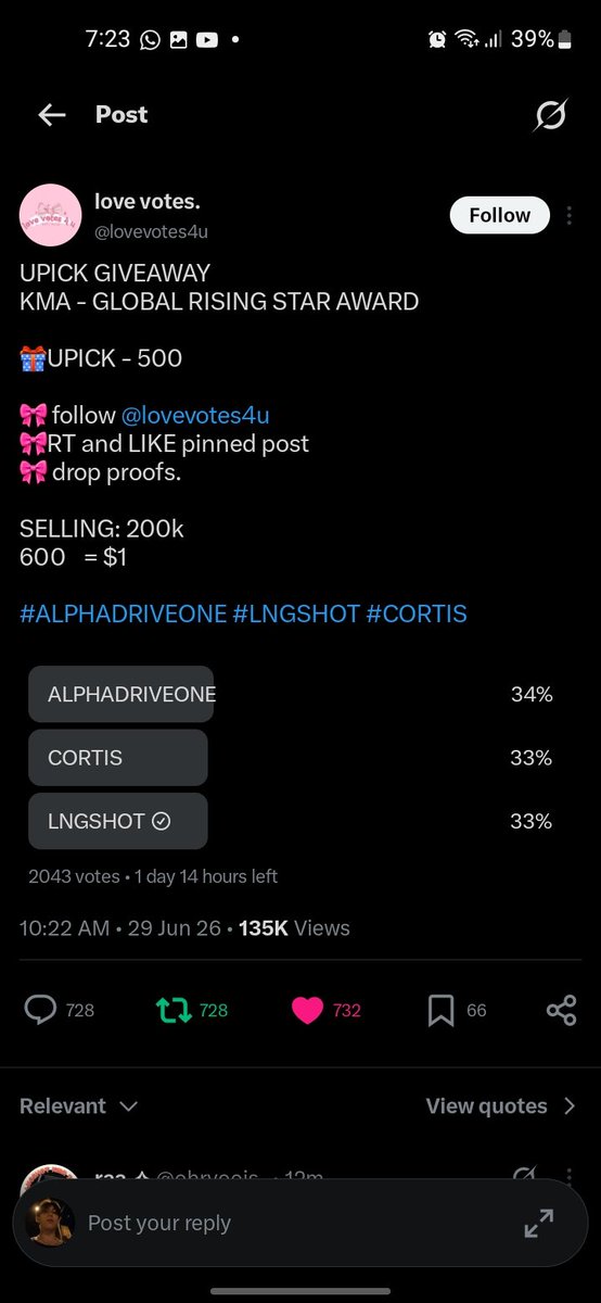 dixxezh's tweet photo. @lovevotes4u #LNGSHOT 4sho https://t.co/eb0hTuXLUN