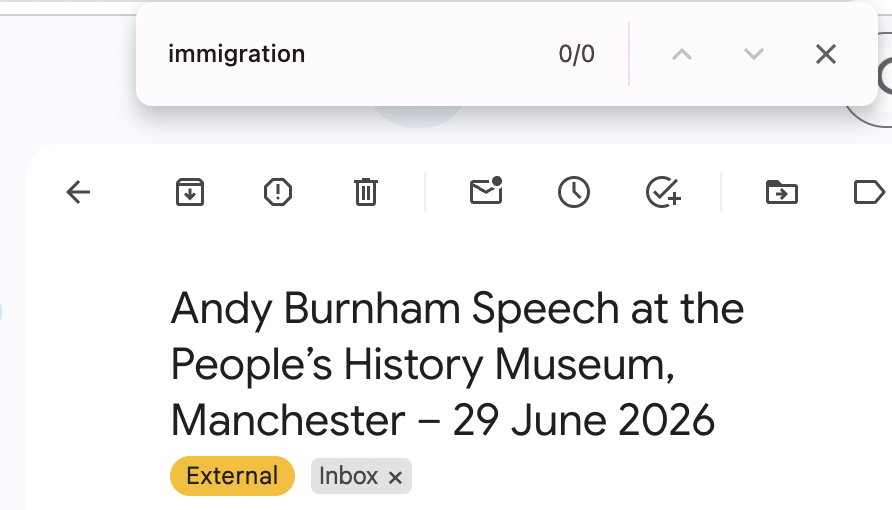 MrHarryCole's tweet photo. Amazing there was not one mention of immigration in a speech about why the country isn't working. https://t.co/omfrJkEM4L
