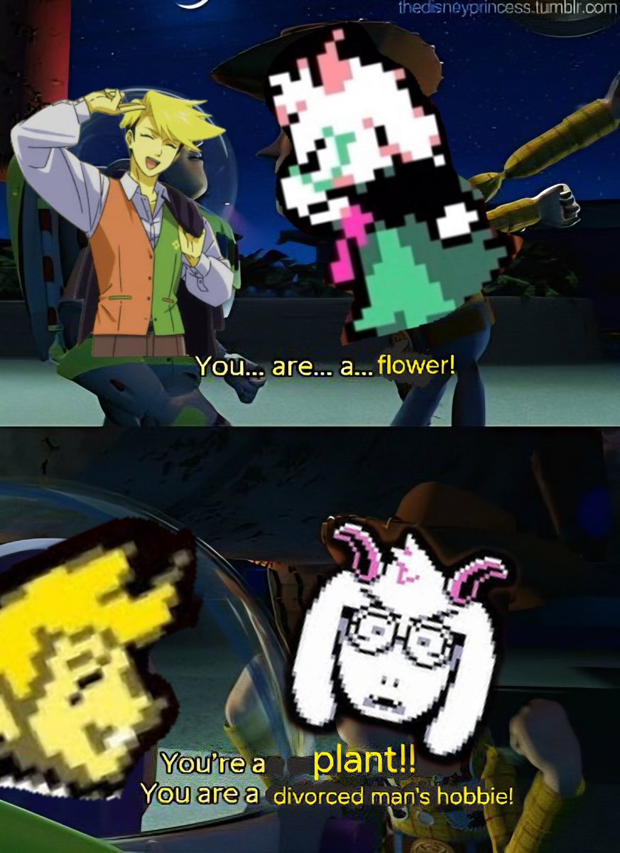 HayHayNami's tweet photo. Finished #deltarunechapter5 and couldn't get this out of my head lol #deltarune #ralsei #flowery https://t.co/EA5ktI1jbN
