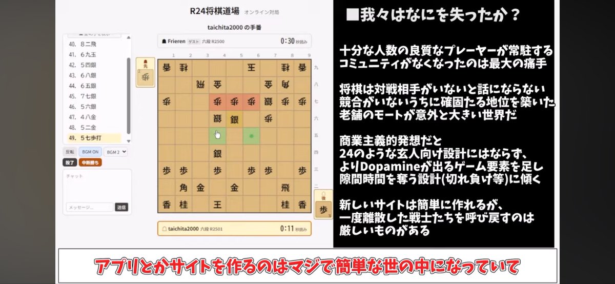 taichita_shogi's tweet photo. 話題の「棋桜」というゲームを初めてやってみましたが、この動画で書いたことがすべてです https://t.co/CvHqnt96xg