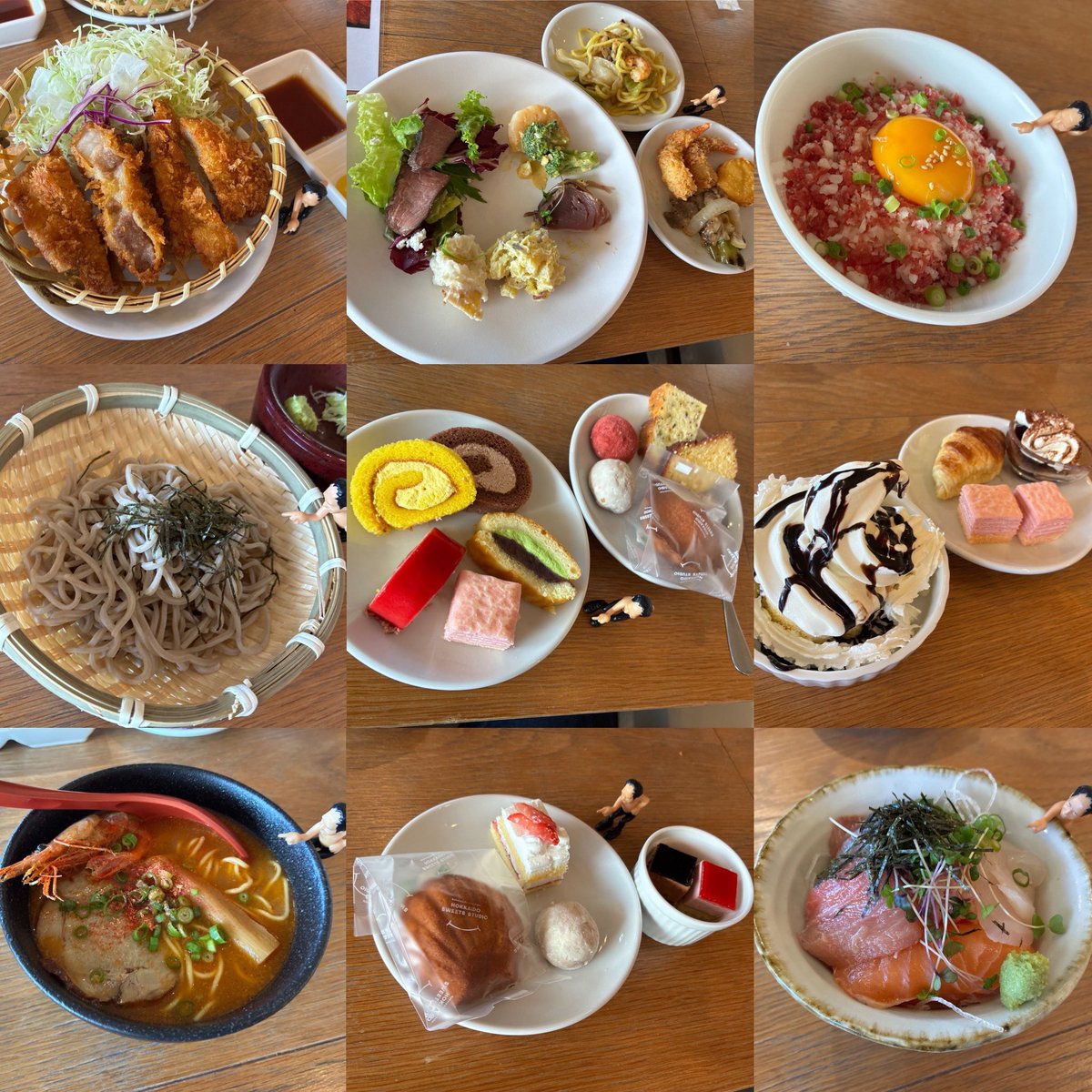 mojidesu's tweet photo. 晩飯#ミチノイエ#札幌#丸井#ディナーバイキング.土日限定バイキング.オーダーメニューは牛トロ丼や厚切トンカツ等中々豪華.ビュッフェはデザート多めで2980円はコスパも高い.出来立てクロワッサンが増えてたわ https://t.co/ENDojoBKGf