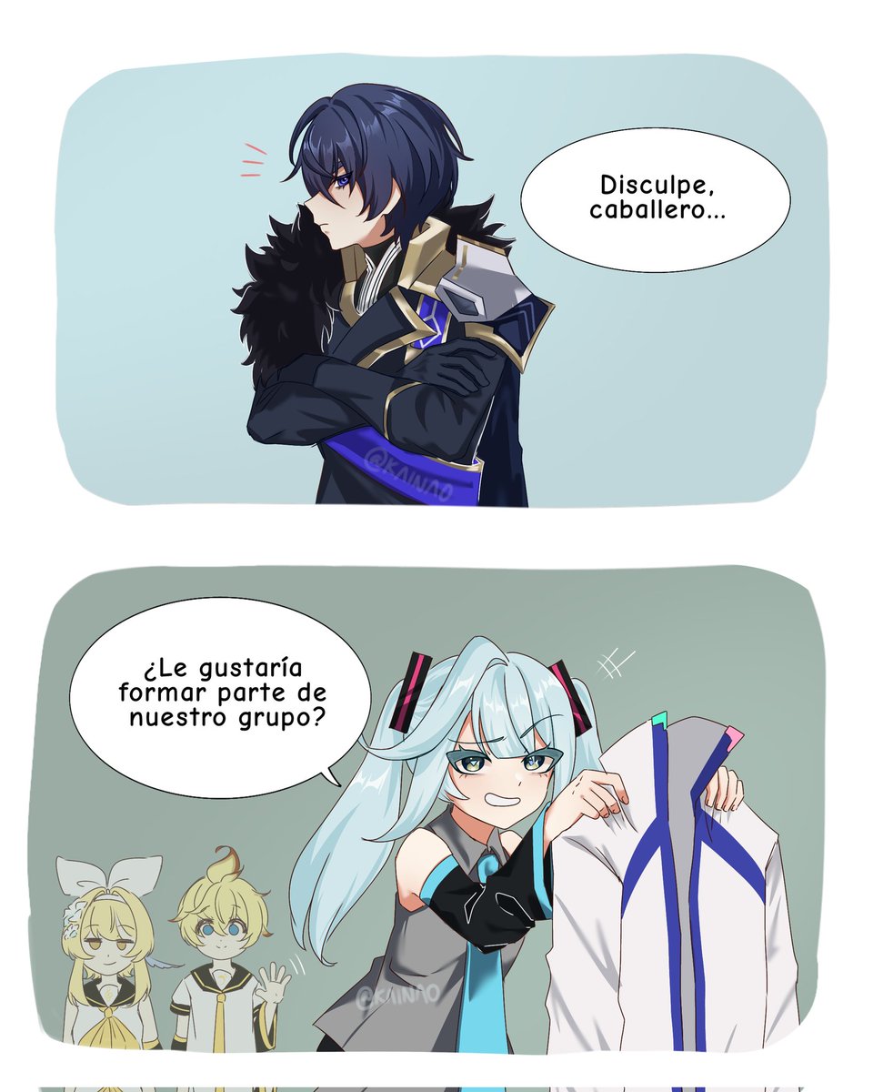 Kainao_loulou's tweet photo. Leí un comentario que decía que Valeriy se parece a Kaito

#KAITO #原神 #GenshinImpact https://t.co/ziBQnuH9PE