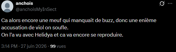 JujuSb78's tweet photo. énorme soutien à elle <3 
c'est peut être une idée utopique mais malgré un grand soutient des gens je suis encore obnubilée du menu :
- des misogynes incel https://t.co/Uz5OtFW6Be