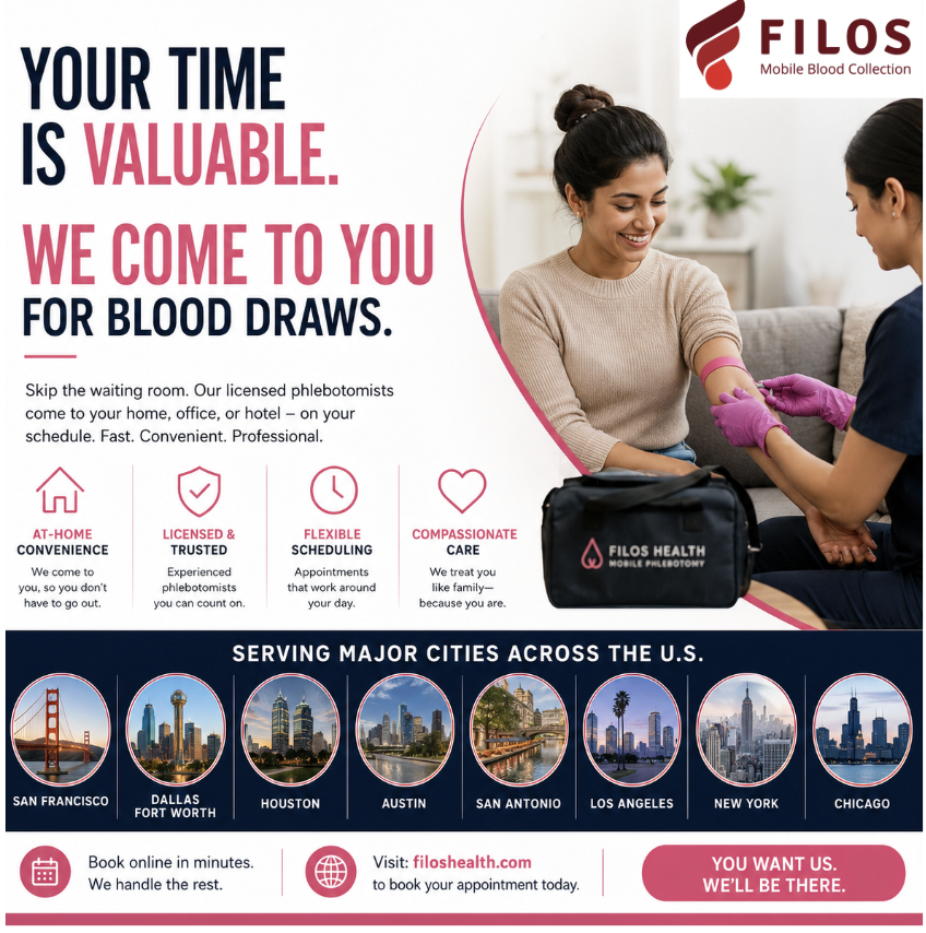 FilosHealthLab's tweet photo. Healthcare should come to you—not the other way around.

The future of healthcare isn't another waiting room.

#filoshealth #time https://t.co/gTHPruWOUz