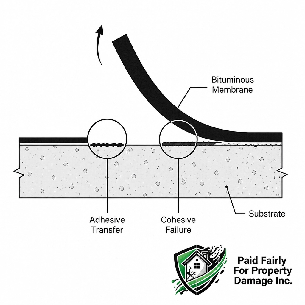 PFFPD_Forensics's tweet photo. ASTM D7105: "sticky" isn't always "secure." Thermal cycling causes delamination in self-adhering barriers if substrate prep fails. #ForensicScience

Contact: 443-332-8527
Request a forensic property damage review:
https://t.co/gk1rIisK67 https://t.co/ZYB5Zkg4KN