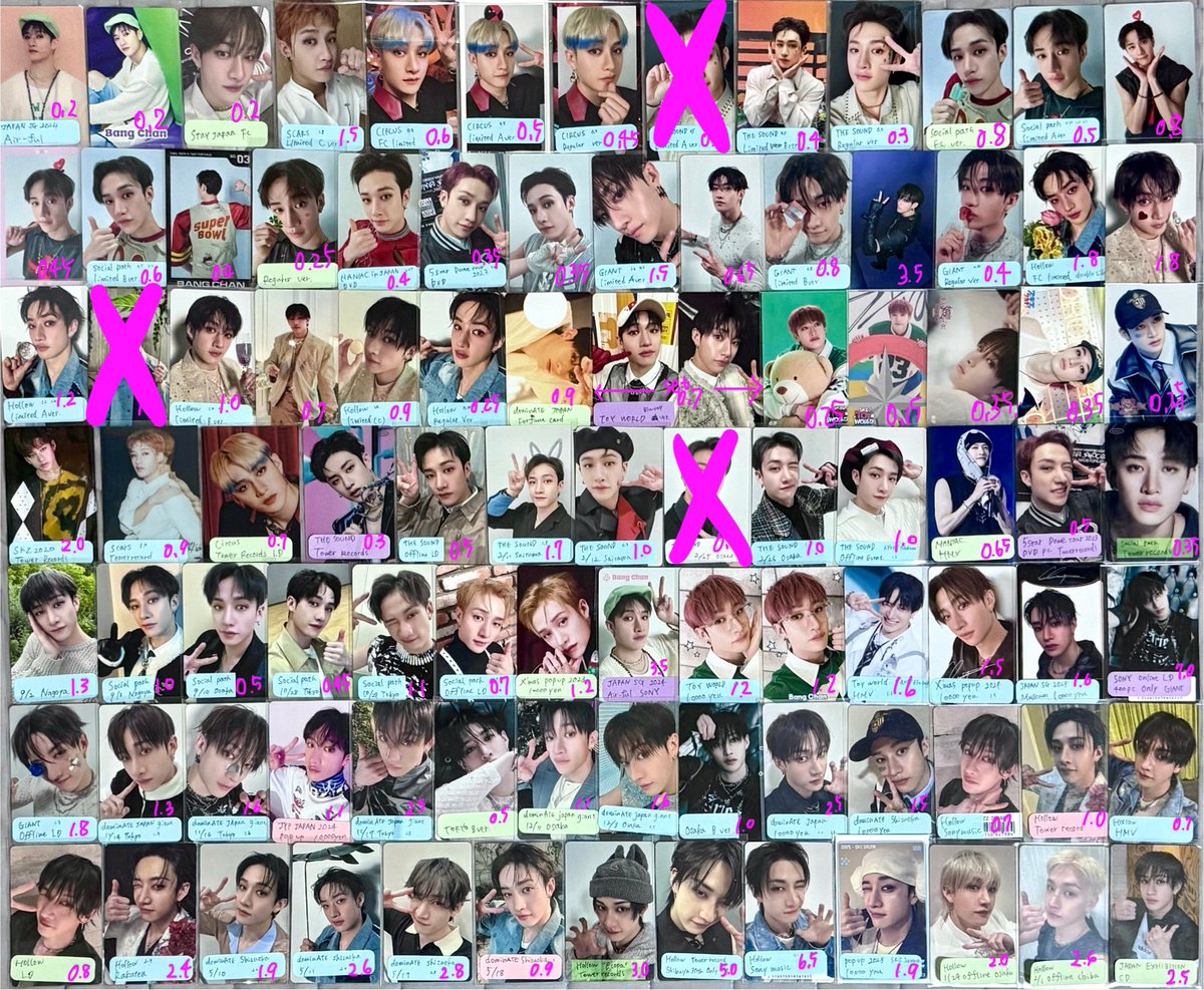 chirimenjabb's tweet photo. 스키즈 포카 굿즈 
straykids photocard skz 5'clock fanmeeting md dominATE pop up karma do it celebrate sell 

2.
배송료 0.2
until 6/29

DM or kkt

방찬 리노 현진 한 지성 창빈 정인 아이엔 승민 poca 양도 japan 일본 스키즈 포카 앨범 포토카드 giant hollow https://t.co/9NnI46lug3