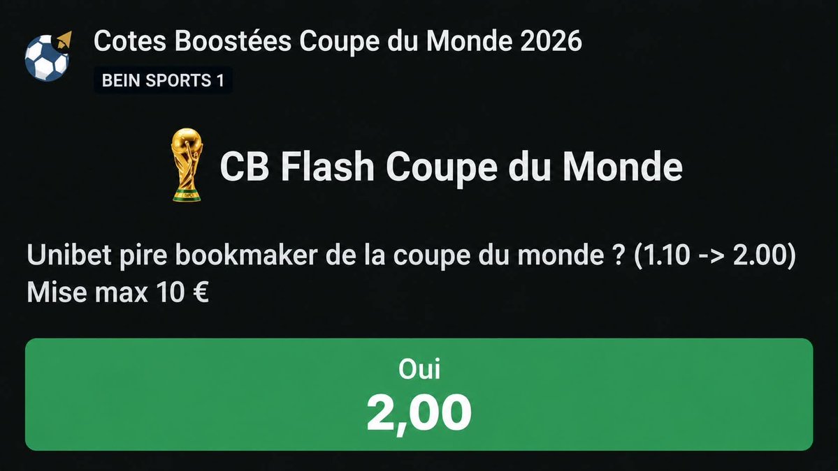 NabilGoatTaleb's tweet photo. @UnibetFrance Peut être ça , j’hésite encore https://t.co/gFuBM7SwmI