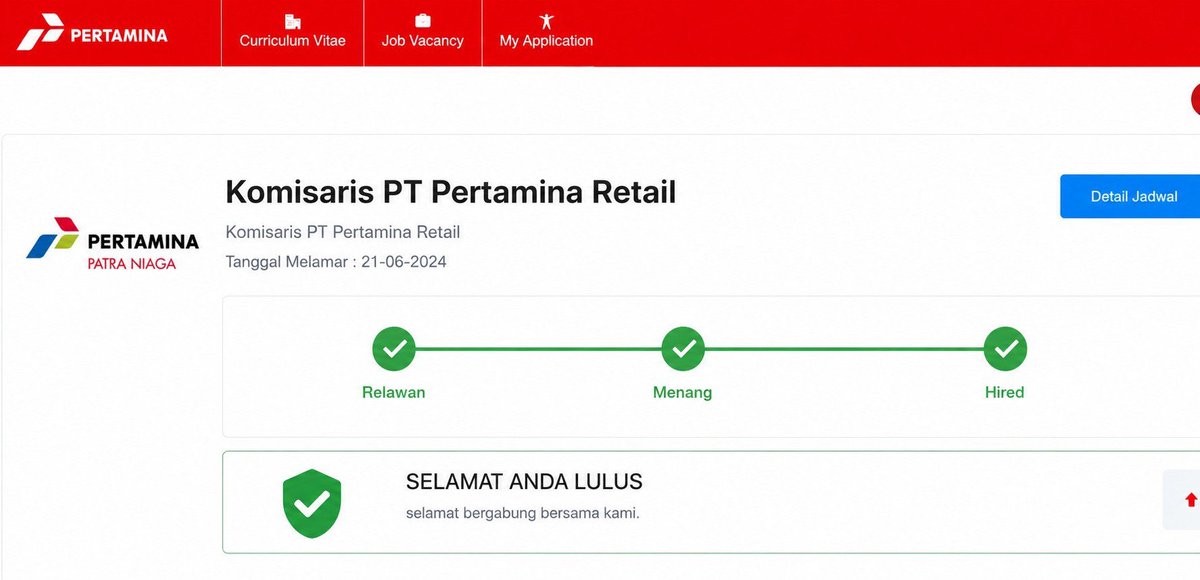 karirfess's tweet photo. *njirrr yg bener aja..🥲

masak jalur masuk pertamina segampang ini

siapa yg bikin ini?? hoax pasti kan..

ga mungkin kan ada yg beneran kayak gini terus jadi komisaris🤣🤣🙏 https://t.co/adB7BUf3qV