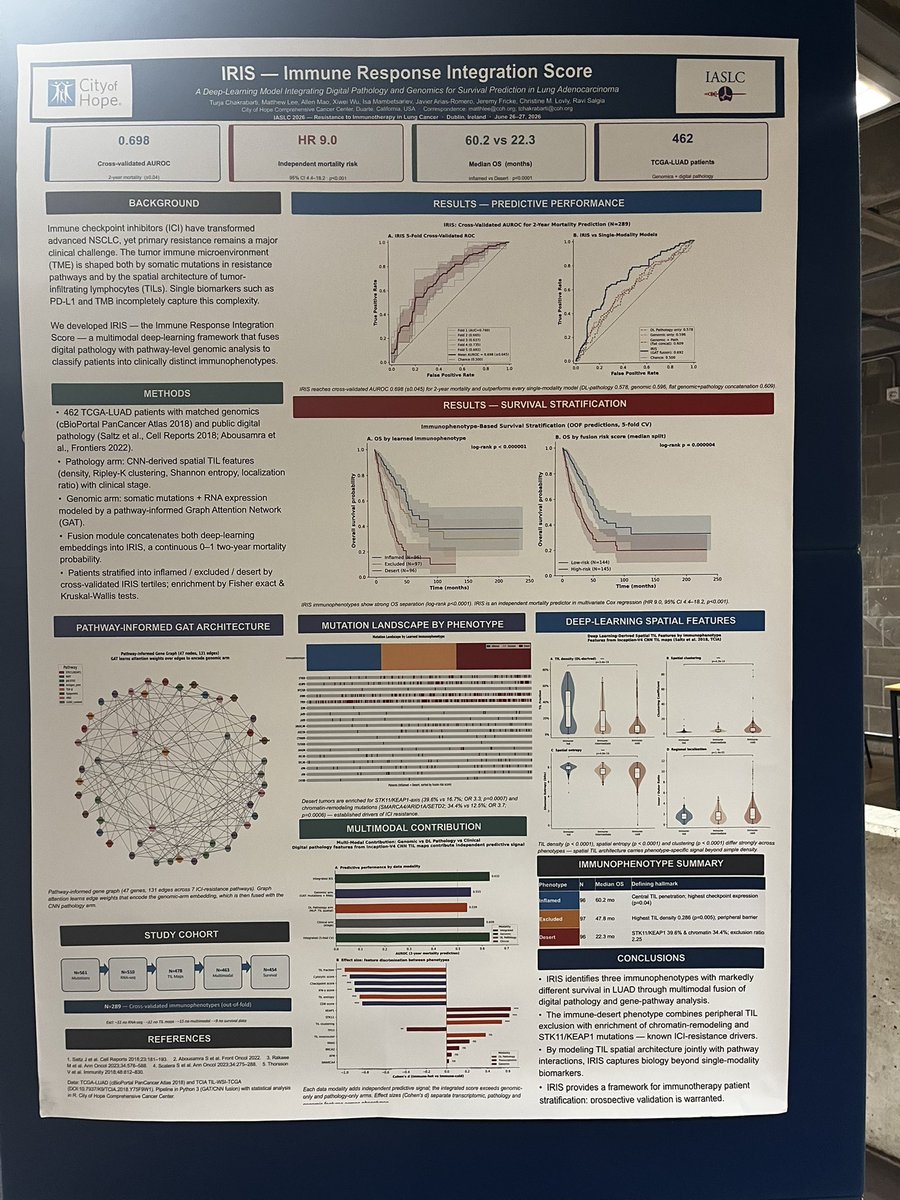 DrJNaidoo's tweet photo. Super morning at the @IASLC Hot Topics on Resistance to Immunotherapy in @tcddublin 🇮🇪 Congrats to program chairs on a superb day 1, enlightening poster presentations &amp; excellent attendance 

@FordePatrick @SandraOrtizCua1 @Ferdinando1978 #FabrizioBianchi #FlorisDammeijer #LCSM https://t.co/7RFB6AVJmJ