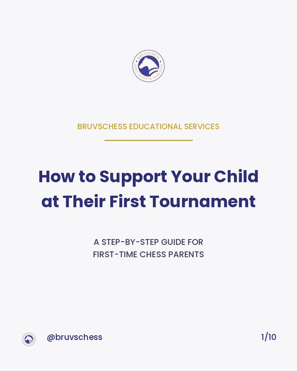 BruvsChess's tweet photo. How to Support Your Child at Their First Tournament https://t.co/ExaLucACjU