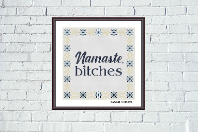 lena6702's tweet photo. Tango Stitch easy cross stitch designs: Namaste funny greeting quote cross stitch pattern https://t.co/sSOts5ksie
#crossstitchpattern #crossstitch #needlecraft #stitching #embroidery #crafts https://t.co/vW5Yo0N3Et