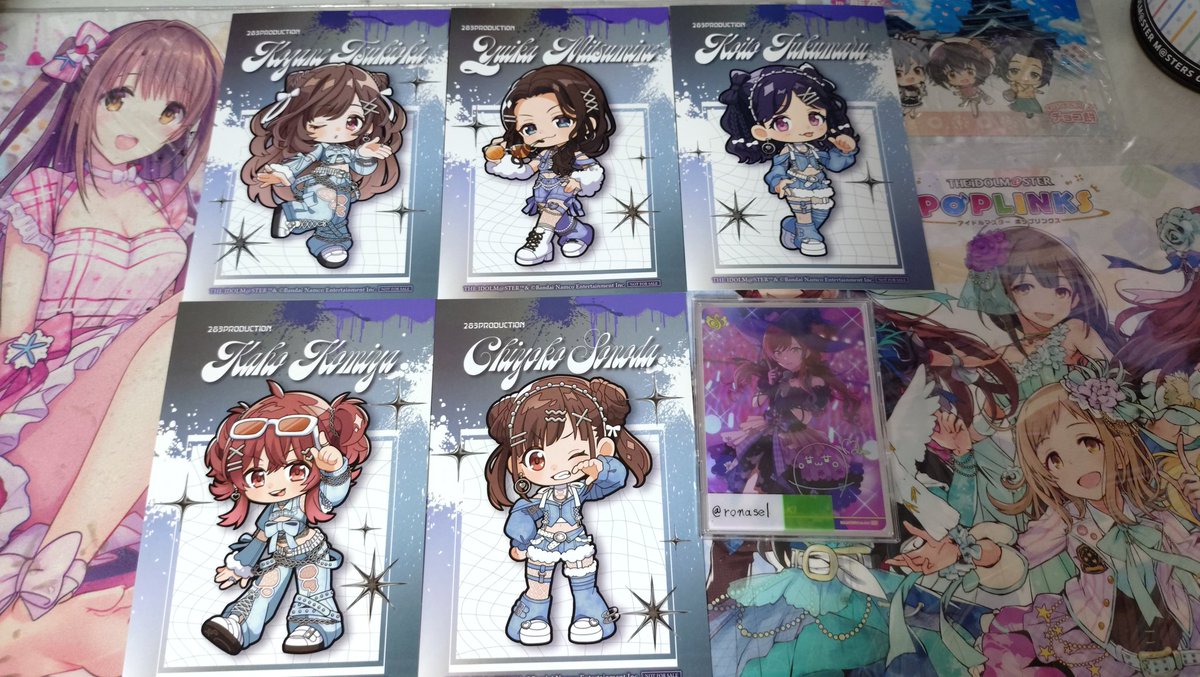 ronasel's tweet photo. 【交換】
シャニマス 109 4コマ アクスタ

【出】
SD恋鐘、SD三峰、SD果穂、SD智代子、SD小糸

【求】
SD甘奈、SD甜花

明日(6/28(日))AM現地(渋谷)での手渡しのみ
よろしくお願いします。 https://t.co/Rjg9lTUqdI