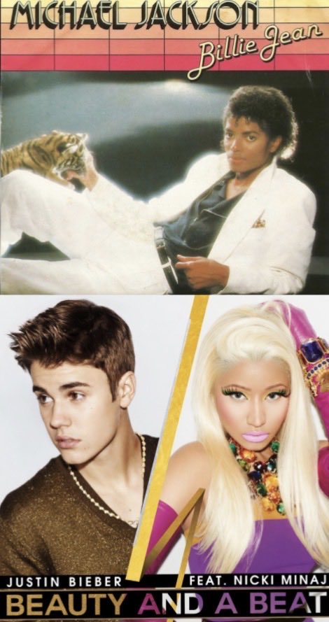 BlackMedia___'s tweet photo. “Billie Jean” by Michael Jackson returns to #1 on the global Spotify chart.

“Beauty and a Beat” by Justin Bieber &amp; @NICKIMINAJ rises +1 to #2 on the global Spotify chart, with over 4.5 million streams. https://t.co/ALza1zDgP8