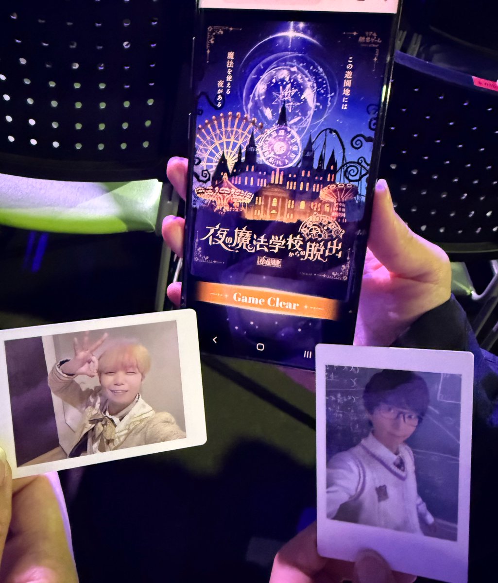 mkc____du's tweet photo. 魔法学校に入学しました‼️
無事に解けて嬉しかった〜〜〜🪄

#魔法遊園地脱出 https://t.co/SObaL0kTKA