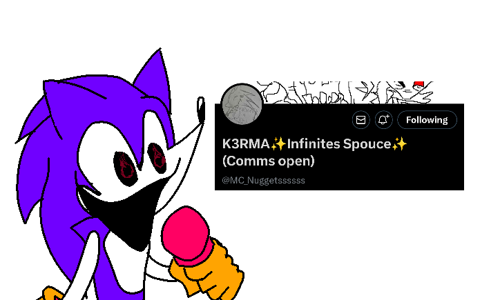 Pyro4275's tweet photo. Wassup, update time ig
First of all, my drawing tablet is momentarily out of commission, so I can only digitally draw on my phone right now (yaaay-)
Secondly, VA announcement!
Happy to reveal that my pal @MC_Nuggetssssss is the voice of Needlem0use in Origin X >:3
#MyDearPandora https://t.co/gXQ0rVt9f1