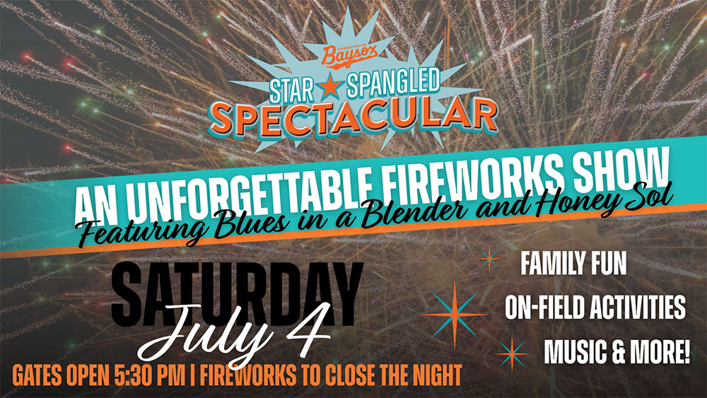 eyeonannapolis's tweet photo. Chesapeake Baysox Plan July 4 Star Spangled Spectacular at Prince George’s Stadium https://t.co/Vl6JINwfpU https://t.co/AxewBOoAPA