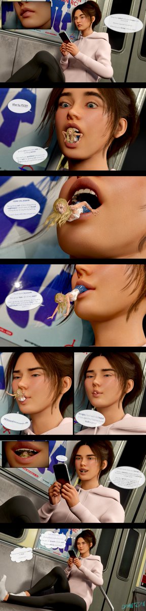 DkMariska's tweet photo. Brat's Brunch Part 4/6 | Mini GTS vore
Check out my Patreon where the rest of my work is released in advance: https://t.co/MGHehrxDxQ

The support would mean a lot to me! Deviantart: https://t.co/98x9IrbYhD

#giantessVore #vore #giantess #Sizetwitter #size_twitter #minigiantess https://t.co/7M9kZNJYxz