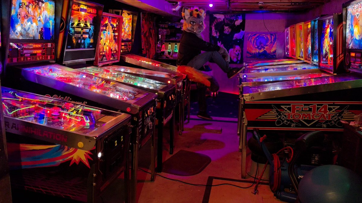 CrimCyan's tweet photo. @dusty16ahl My fursuit is practically a mascot for a arcade hobby business, how do you feel about that lol https://t.co/ISFc0YiJyA