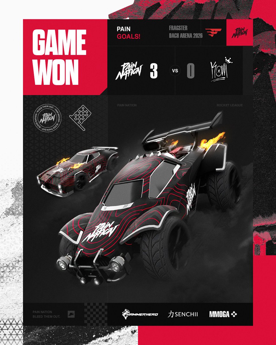 PainNationDE's tweet photo. VICTORY

A dominant performance to punch our ticket to Division 1.

🆚 @KnappOnMoney 
🏆 @FragsterD DACH Arena Playoffs

⚔️ 3-0 ⚽ 10 Goals 🛡️ 0 Conceded

Promotion secured. One last step remains.

See you in Grand Finals  at 19:00 CET. 

#BleedThemOut https://t.co/dXX0zaqtb6