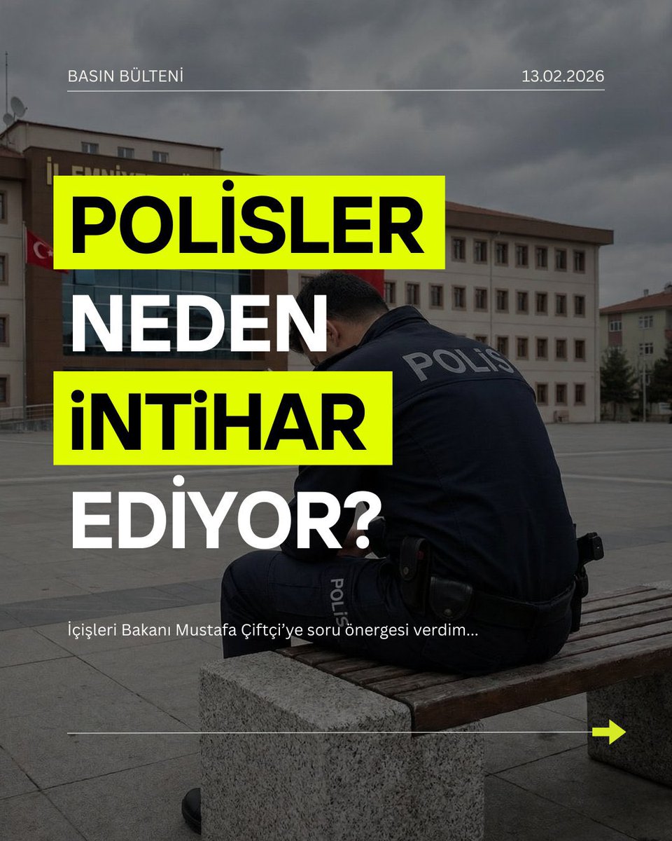 kayrasertel2121's tweet photo. POLİSLER NEDEN İNTİHAR EDİYOR?
- Yoğun Mobbing,
- Ağır ve stresli iş yükü,
- Eksik Özlük hakları,
- Uzun gece mesaisi,
- Ekonomik sorunlar,
Hangi birini sayalım ki.. https://t.co/kXEsBgzlfE