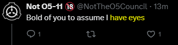 fukdafoundation's tweet photo. @hard2destroyliz @NotTheO5Council not even blind
just straight up doesn't have eyes??? https://t.co/Z16mnAtYO8