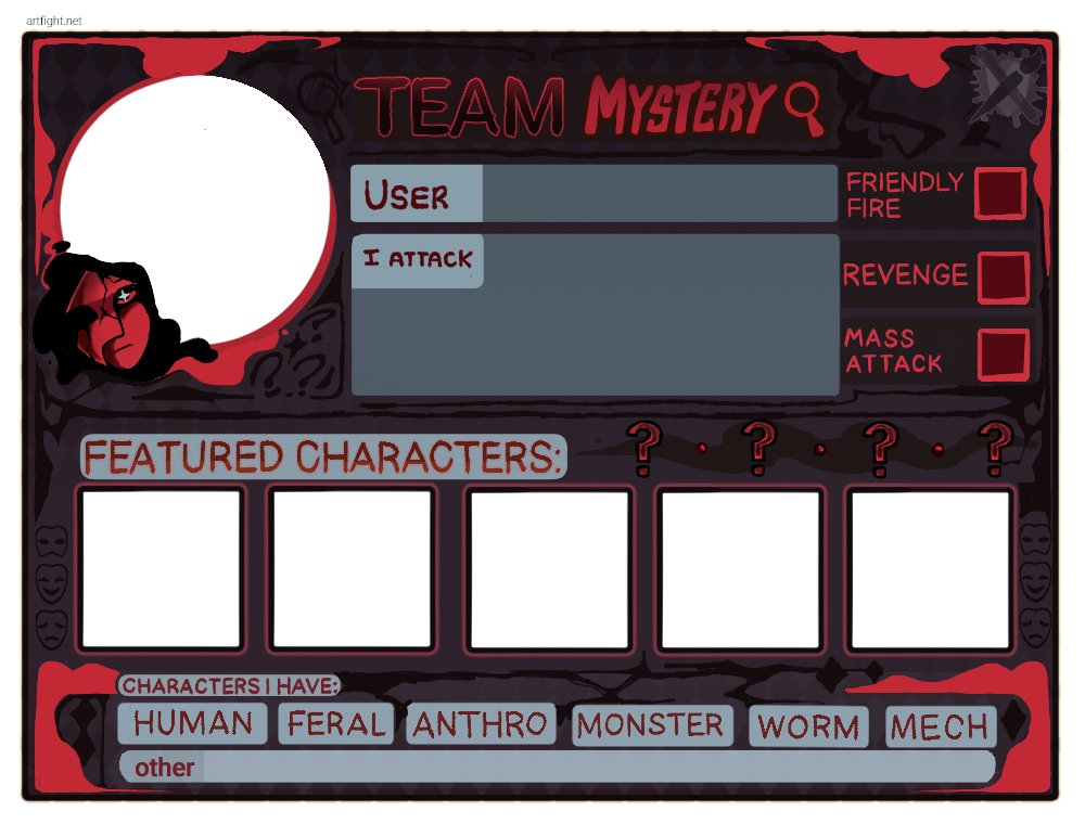 NotNameless_'s tweet photo. @Endermen2952 @GreenManeHeart Sorry I couldn’t send it sooner, here is the Mystery team card if your still looking!!!

(Sending it here cause idk how your visibility for messages on Twitter is) https://t.co/n8tioS7JAT