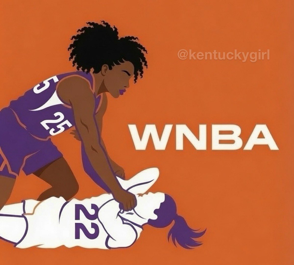Notwokenow's tweet photo. New WNBA logo just dropped. https://t.co/IaeS5aLfdR