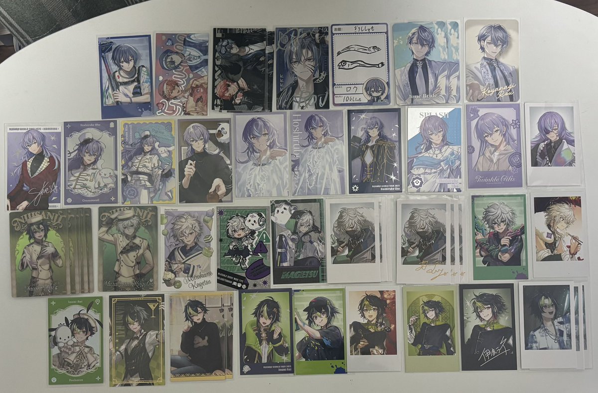 minato04182's tweet photo. 【交換・譲渡】にじさんじ　チェキ　アクスタ　ポストカード　OS特典 チップスカード

求:画像1枚目or定価（希望額）＋送料>>他リトリン記載の品物
譲:画像2〜
郵送希望。
一部の品物は交換優先で考えています。 https://t.co/lVHsRzfR5O