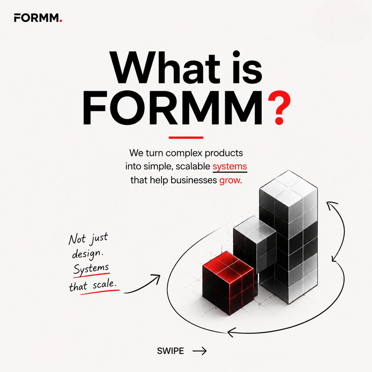 FORMM_AGENCY's tweet photo. Most businesses don't need more tools. They need better systems. FORMM brings strategy, design, content and operations together so everything works toward one goal: growth.

#BusinessStrategy #growth #operations #formm https://t.co/N12uGTD2SN