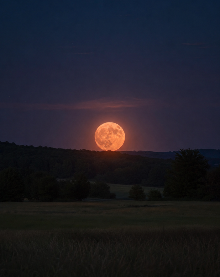 moondailys's tweet photo. Strawberry Moon https://t.co/eO1ajgr76K