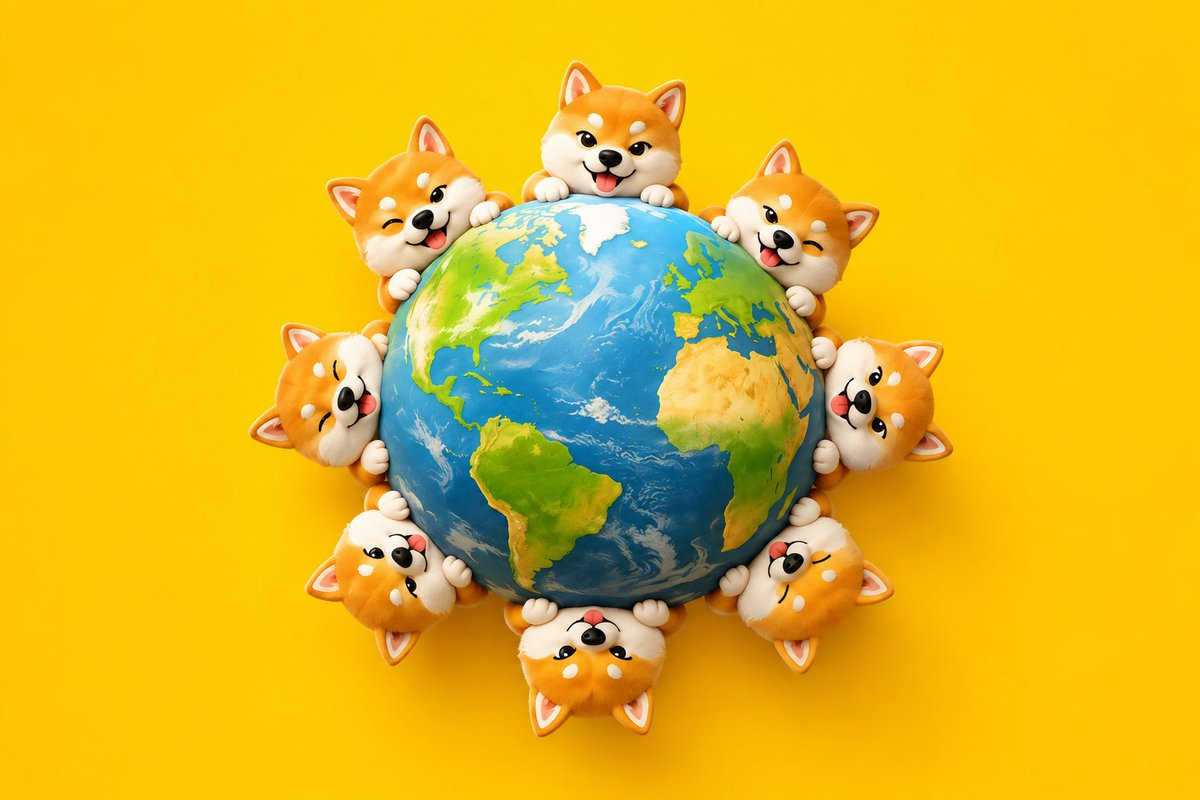 FourrSHIBA's tweet photo. 🌎 Every corner of the world deserves a loyal companion.

From one corner of the world to another, the FourSHIBA family Will continue to grow.

The journey has just begun. #FourSHIBA https://t.co/TpCm01wViE