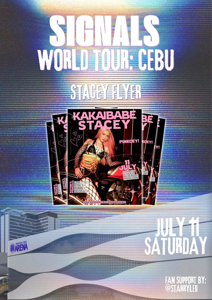 starryleii's tweet photo. 𝗕𝗜𝗡𝗜 𝗦𝗜𝗚𝗡𝗔𝗟𝗦 𝗪𝗢𝗥𝗟𝗗 𝗧𝗢𝗨𝗥: 𝗖𝗘𝗕𝗨 ✨
𝚏𝚊𝚗 𝚜𝚞𝚙𝚙𝚘𝚛𝚝 𝚋𝚢: @starryleii 

𝐒𝐭𝐚𝐜𝐞𝐲 𝐑𝐢𝐛𝐛𝐨𝐧 𝐖𝐫𝐢𝐬𝐭𝐛𝐚𝐧𝐝 𝐚𝐧𝐝 𝐅𝐥𝐲𝐞𝐫 🩷

- like and rt
- 1:1 ratio (limited quantity)
- location: tba

See you, blooms! ✨

#BINI #BINI_STACEY #BINI_SIGNALS_WORLDTOUR_2026
