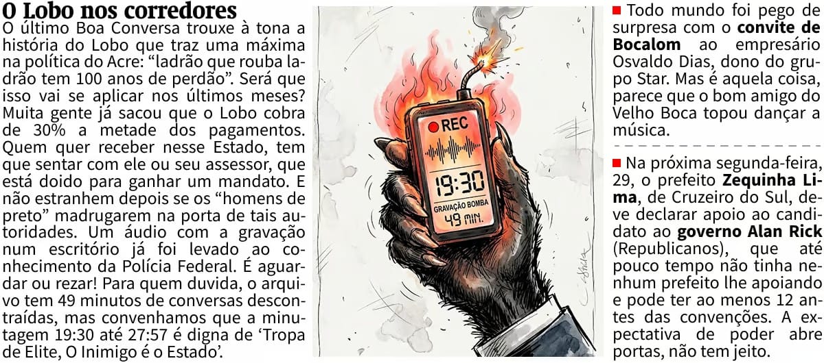 ac24horas's tweet photo. Leia o Tricas &amp; Futricas de hoje completo pelo site 🔗👉https://t.co/uSmSUsuOTf https://t.co/fFdicqcAPj